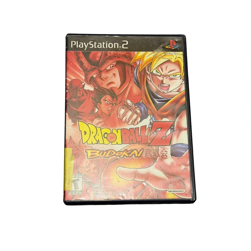 Dragon Ball Z Budokai Sony PlayStation 2‎ PS2 Game Black Label Complete CIB